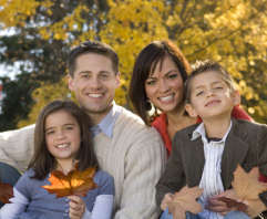 image of Family group outdoors